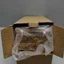 WOPITUES Wood Floating Shelves Set of 6, Shelves for Wall Decor, Farmhouse Shelf for Bedroom, Bathroom Storage Shelves, Book Shelves for Living Room - Rustic Brown (16.5 Inch)