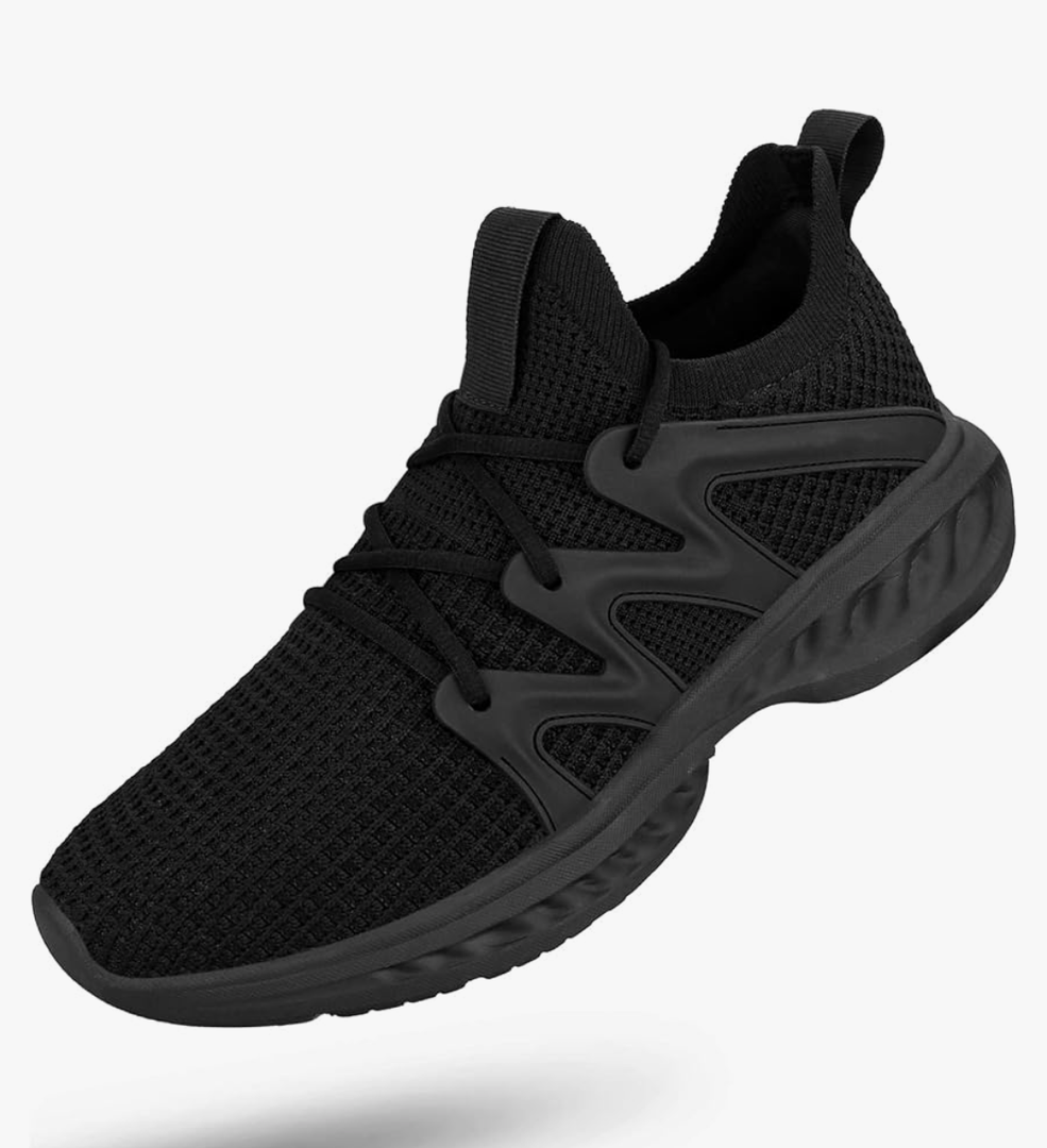 Pujcs Men's Slip on Walking Shoes Lightweight Breathable Non Slip Running Shoes Athletic Gym Tennis Shoes Sneakers for Men / Eur 46