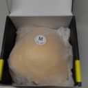 Double Sided Sticky Bra Push Up, Invisible Bra Pad Inserts for Large Breasts, Adhesive Bra for Bikini Swimsuit (Beige, Medium)