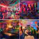 Disco Ball Party Lights Indoor Outdoor, Dj Lights Disco Ball Decor Party Strobe Light for Parties 3 Disco Balls Sound Activated with Remote Control Disco Light for Christams Halloween KTV Club Party