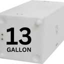 13 Gallon RV Fresh Water Tank, Potable Water Storage Tank for Drinking, Cooking, Cleaning, Showering, for Campers, Trailers, Motorhomes, RVs, Cube Shape, 23.25" x 12.25" x 11.75" (WT-5683)