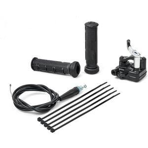 PUCKY New 7/8'' 22mm Thumb Throttle Cable Accelerator Handle Assembly for 50cc 70cc 90cc 110cc 125cc 250cc ATV Quad Go Kart TaoTao Pit Bike (Black)