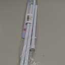 AIZESI Tension Curtain Rod Adjustable Spring Tension Rods for Windows 28 to 48 Inch, No Drilling, 7/8" Diameter, White Curtain Rod, Small Shower Curtain Rod for Bathroom, Doorway, Closet, Kitchen