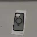 TORRAS Ostand for iPhone 16 Pro Max Case, [Fit for MagSafe][Shockproof Military Grade][Sturdy Kickstand & Ring Holder] Translucent Slim Magnetic Phone Case for iPhone 16 Pro Max 6.9" 2024, Black