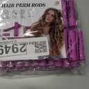 60pcs Perm Rods for Women's Natural Hair, 0.75inch - Hair Roller Curler Perm Rods for Long, Medium, Small Hair - Plastic Cold Rods, Hairdressing Styling Tool