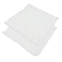 2 Piece Square Pillowcase Set Soft Short Wool Velvet Decorative Pillow Covers 17.72 Inches Beige for Bed Sofa
