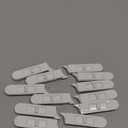 12 Pieces Window Latch Replacement Snap in Window Locks Vinyl Spring Loaded Parts and Hardware White Plastic Sliding Latch for Home Accessories (12 Pieces)