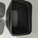 2 Pack 2.7 Gal Bathroom Trash Can with Lid, Automatic Trash Can Small Smart Garbage Can Touchless, Slim Motion Sensor Waterproof Plastic Trash Bins for Bedroom Office Kitchen Toilet Black