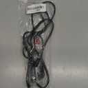 TV Power Cord, Ancable 6-Feet 18AWG 90 Degree Angled 2-Prong to L-Shaped C7 Power Cord for Samsung Philips Toshiba LG Sony Sharp Panasonic Vizio LED Flat TV Sky Box, Sky Plus+ HD Box