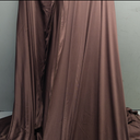 Rectangular Polyester BackDrops - Made in USA - Wrinkle-Resistant, Flame Retardant, Durable, - Chocolate, 133x290 inches, Pack of 8