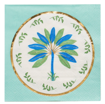 Preppy Palm Cocktail Napkins/20pk