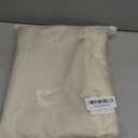 ENJOYBRIDAL Beige Curtains Crochet Lace Patchwork Drapes Curtains 84 Inch Length 2 Panels Tassel Rod Pocket Semi-Sheer Boho Bedroom Living Room Farmhouse Rustic Window Curtain Panels