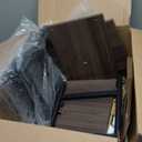 VASAGLE Side Tables Set of 2, Small End Table, Nightstand for Living Room, Bedroom, Office, Bathroom, Chestnut Brown and Classic Black ULET272B74