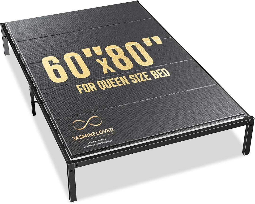 Bunkie Board Queen Size 60x80 - Heavy Duty Reinforced Wood Bed Boards for Under Mattress, Universal Sleeper Sofa Support Board with Anti-Sag Design for Metal Bed Frame, Platform Beds&Pull Out Couches
