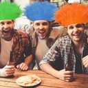 Funny Wigs for Women Orange Party Wigs Costume Funky Hairband Crazy Wig for Halloween Costume Cosplay