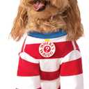 Where's Waldo: Waldo Pet Costume for for Dogs or Cats by Rubies, Medium (Medium (Pack of 1), Red/White)