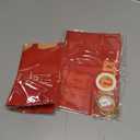 2PCS 32Inchs Chinese Wedding Wall Hanging Banner  Vertical Double Happiness for Doorway, Living Room, Courtyard or Party  Traditional Long Red Fabric Decoration for Marriage Celebration