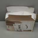 Vivacious Bedding Premium 800TC Split Corner Bed Skirt King Size 17" Drop Length  100% Organic Cotton Bedskirt  White