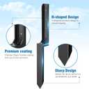 2 Pcs Fence Post Repair Kit, Heavy Duty Fence Post Anchor Ground Stakes for Repair Tilted, Broken Wood Support