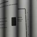 Metal Coat Rack, Modern Clothing Tree with Heavy-weight Slate Base, Small Coat Stand for Entryway/Bedroom/Hallway, Standing Plant Hanger, Matte Black