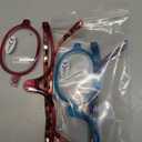 2 Pack Makeup Reading glasses for Women, Makeup Readers for Women with Spring Hinge, One Eye Cosmetic Readers Rotating Lens +3.5