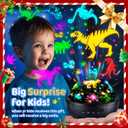 COOLNIGHT Night Light for Kids, 93 Lighting+3 Films Kids Night Light Projector, Remote+ Dimmable Star Projector,360 Ceiling Stars Glow in The Dark Stars, Christmas Gifts for 4 Year Old Boy Birthday Gift, Black