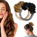 Heatless Hair Curler Scrunchies for Women, Soft Silk Scrunchies No Heat Curls for Long Hair Heatless Curls Overnight Hair Accessories for Women