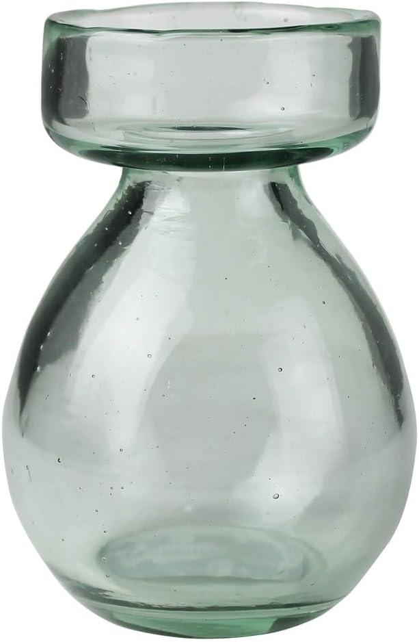 HomArt Recycled Glass Bulb Vase, Clear, 1-Count
