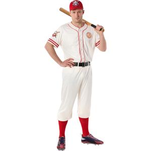 Morph Adult Baseball Costume Men League Coach Outfit Baseball Halloween Costumes For Men (Medium)