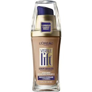 L'Oreal Paris Visible Lift Serum Absolute Foundation, Classic Tan, 1 Ounce