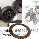 Replacement 6502424 6649871 loader Clutch Friction Plate 6512424 179706-327-BC1 179706-327-BC2 Fits 310 313 371 500 600 610 611 444M skid steer Loader