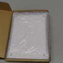 HELPLEX Acrylic Frame, 2 Pack 6x8 Acrylic Picture Frames, 24mm Thicker Frameless Clear Double Sided Magnetic Frame, Free Standing Desktop Display