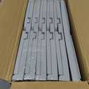 Pinkpum Grey 6 Pack Closet Organizers Storage Bins, Stackable Plastic Drawer Basket for Clothing, Stackable Storage Bins Shelf Storage Container for Closet Wardrobe Bedroom Bathroom Office (Gray)