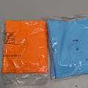 2-4 Pcs Inflatable Arm Swimming Floaties Bands, Floatation Water Wings, Swimming Arm Ring Floatie for Children and Adults 30-150LBS (Blue & Orange)