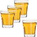 D&Z Shot Glasses, 1.5 Ounces ( 45 ml ), Round Mouth and Octagon Base ( 4 Pcs )