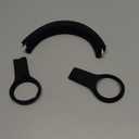 Beats Studio Silicone Case - 3 in 1 Ear Pad, Shell, Headband Cover - Anti-Scratch Protector (Black)