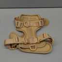 Wisedog Mesh Breathable Dog Harness: No Pull Harness with 3 Fast-Release Buckles Adjustable for Walking & Training for Small Medium Large Dogs (Sand Color, XS: Neck=10"-14"/Chest=11"-19")