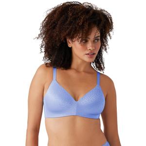 Wacoal Women's Back Appeal Wire Free T-Shirt Bra (38D, Blue Hydrangea)