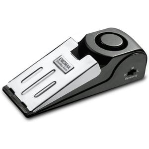 EMDMAK Door Stop Alarm with 120DB Siren Door Stop for Home & Travel (Black) (Pack of 1)