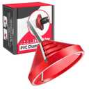 PVC Deburring Tool, 2 in 1 Inner Outer Pipe Reamer, Pipe and Tubing Chamfer Plumbing Tool for OD 0.92in to 3.89in, ID 0.75in to 3.5in PVC, CPVC, ABS, PP, PE Pipe