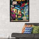 Trends International Marvel Comics - Spider-Man - Cover #137 Wall Poster, 22.375" x 34", Black Framed Version