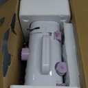 Kids Sewing Machine with 12 Built-in Stitches, 2-Speed Foot Pedal, 32-Color Sewing Thread Kit, Sewing Supplies Compatible, Sewing Machine Table Fit, Mini Electric Tool for Home Mending & DIY Crafting