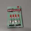 2 x Super Glue Liquid Clear Glue for Wood Plastic Metal, Instant Superglue All Purpose Multipack Cyanoacrylate Adhesive Repair Ceramic Model Leather Rubber Glass Pottery, Strong Bonding Single Use (4 x 3g)