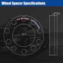 5x4.5 5x4.75 Wheel Spacers,5/16"(8mm) Wheel Spacer Adapters 78.1mm Hub Bore for 1964-2014 Mustang 1991-2011 Ranger 1984-2001 Cherokee 1987-2006 Wrangler 1991-2012 Town Car 1992-2021 Camry