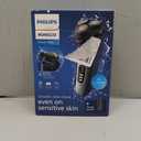 Philips Norelco Shaver 3600 Series, Wet and Dry Electric Shaver, P-Cap, Travel Pouch, Storm Blue, Model S3243/91