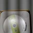 CD Player Portable Bluetooth 5.1 Desktop CD Player with HiFi Sound Speakers,Remote Control,Dust Cover,LED Display,Boombox FM Radio,USB/AUX for Home,Kids (White)