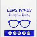 2 x Lens Wipes 220pcs, Individually Wrapped Pre-Moistened Wipes for Eyeglasses, Phone Screens, Cameras - Streak-Free & Gentle