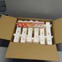 Christmas Tree Fence Protector for Kids, Dogs, Pets - 36 Pack Indoor Plastic White Picket Fence Decoration