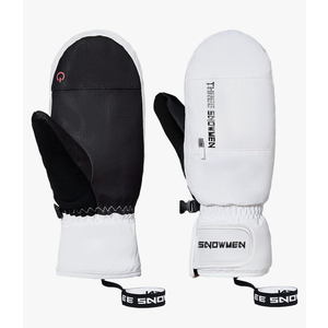 Durio Ski Gloves Women Waterproof Warm Mittens for Men Women Winter Anti-Slip Snow Gloves Snowboard Gloves, XL