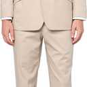 COCONUT GROVE Men's Perfect Poplin Modern Fit Suit, Oyster Size 40SH